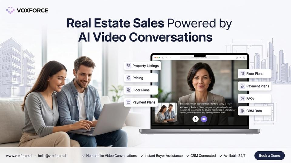 Real Estate Sales Powered by AI Video Conversations