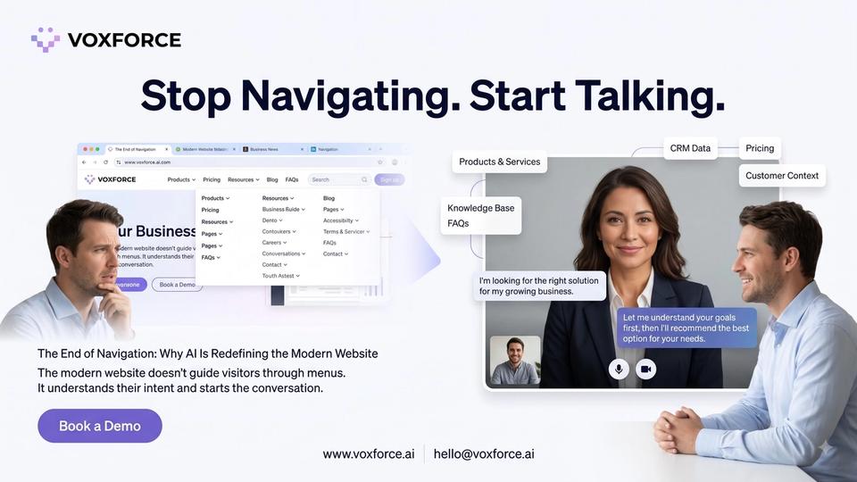 The End of Navigation: Why AI Is Redefining the Modern Website