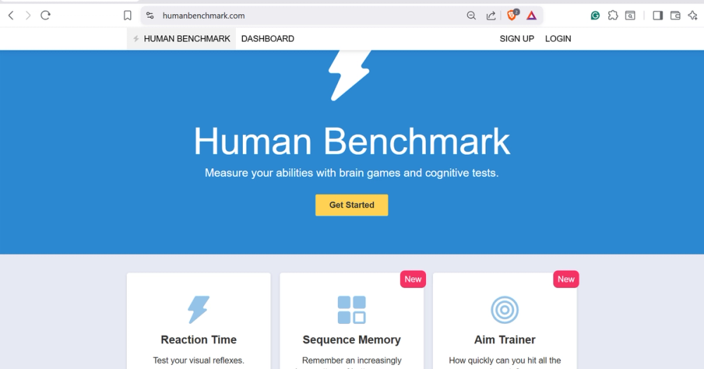 image of Human Benchmark