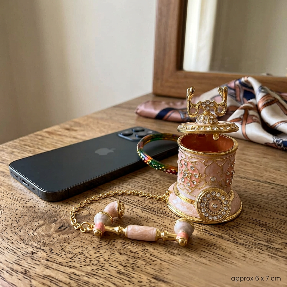 Vintage Telephone Trinket Box — view 4