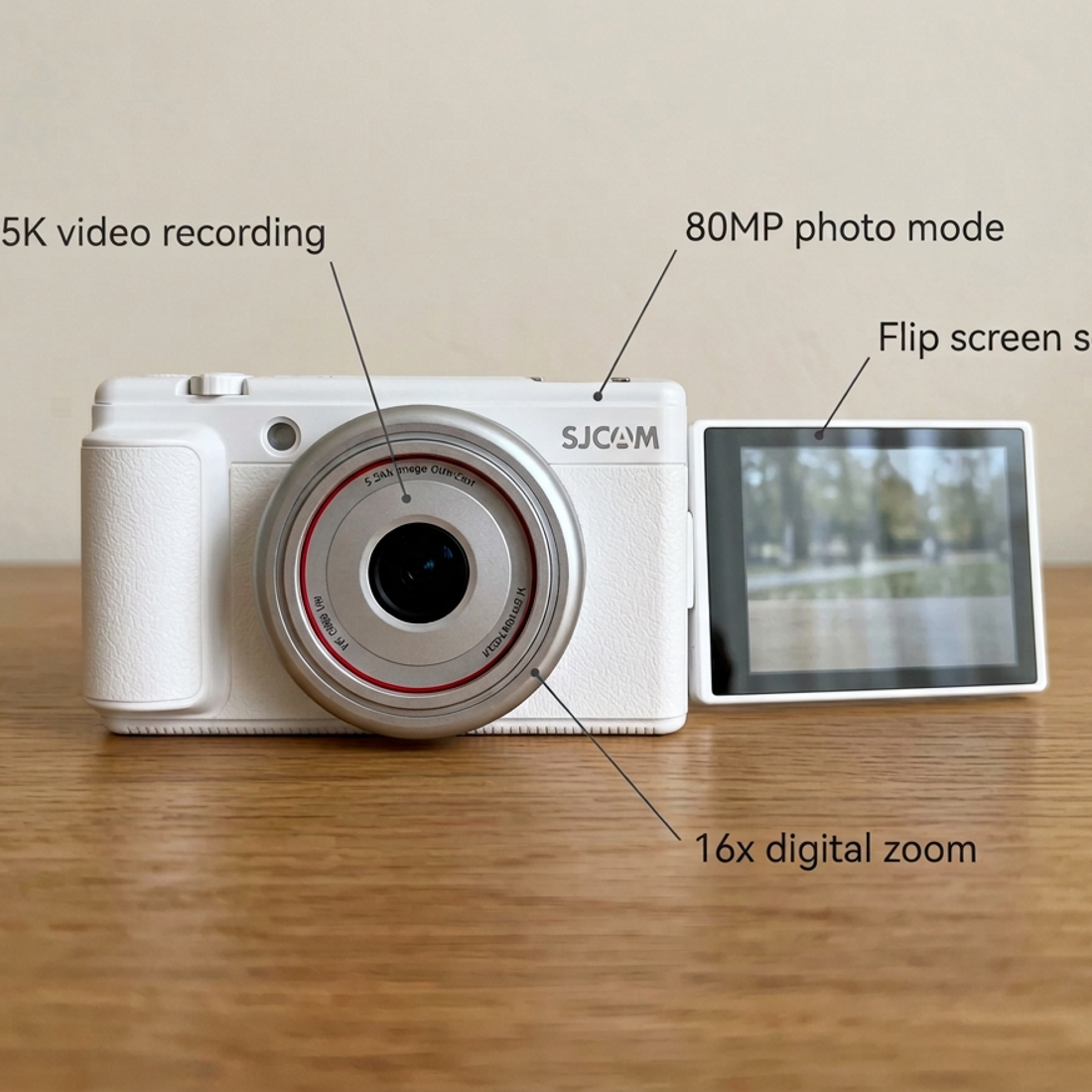 5K 80MP Flip Screen Digital Camera — view 6