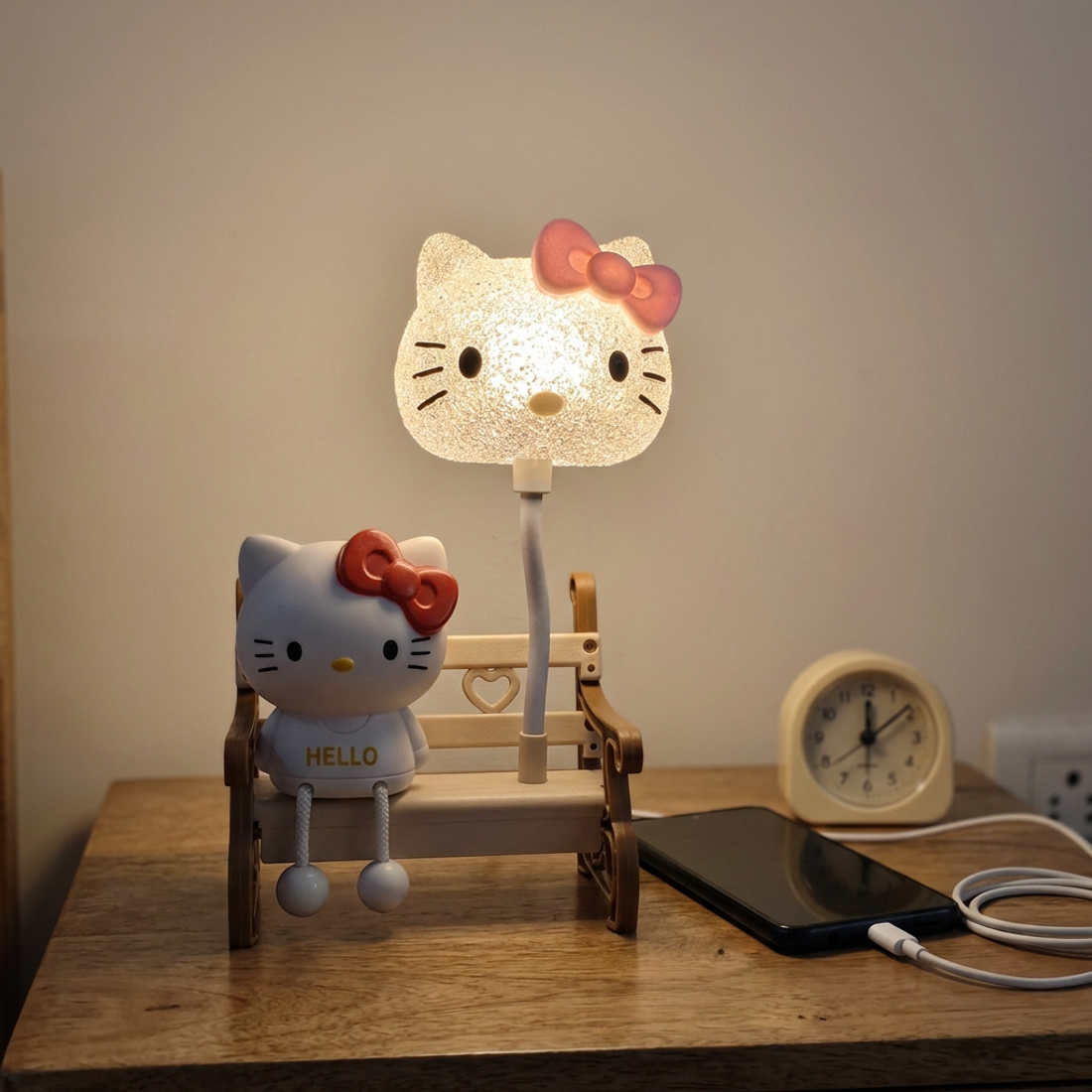 Kitty Swing Bench Night Lamp — view 1