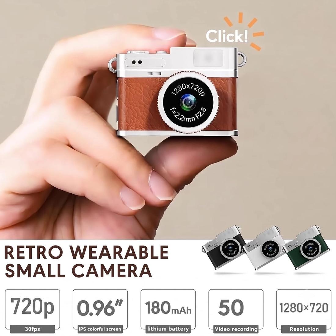 Cason Retro Mini Keychain Camera 720P — view 2