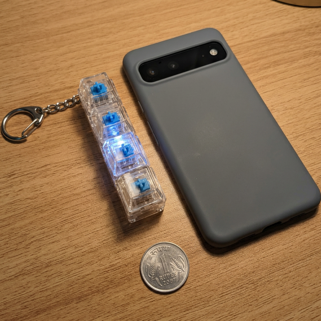 Mechanical Switch Keyboard Keychain — view 4