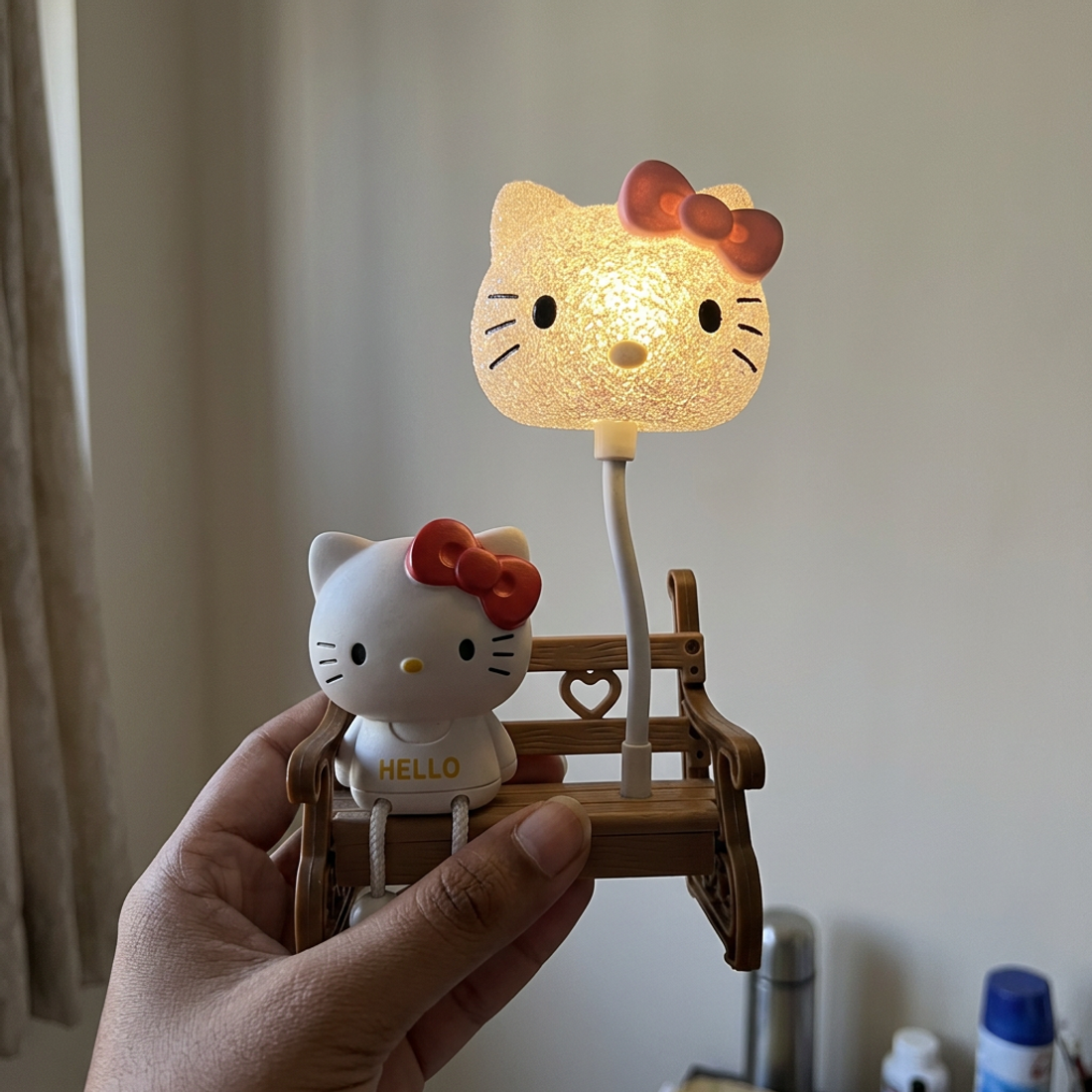 Kitty Swing Bench Night Lamp — view 4
