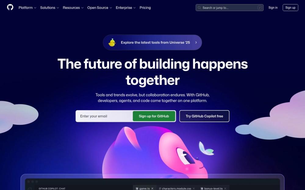 image of GitHub image of GitHub