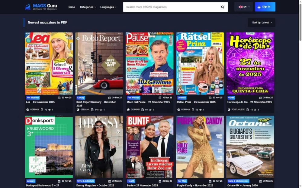 image of Mags Guru – The Ultimate PDF Magazine Collection Platform image of Mags Guru – The Ultimate PDF Magazine Collection Platform