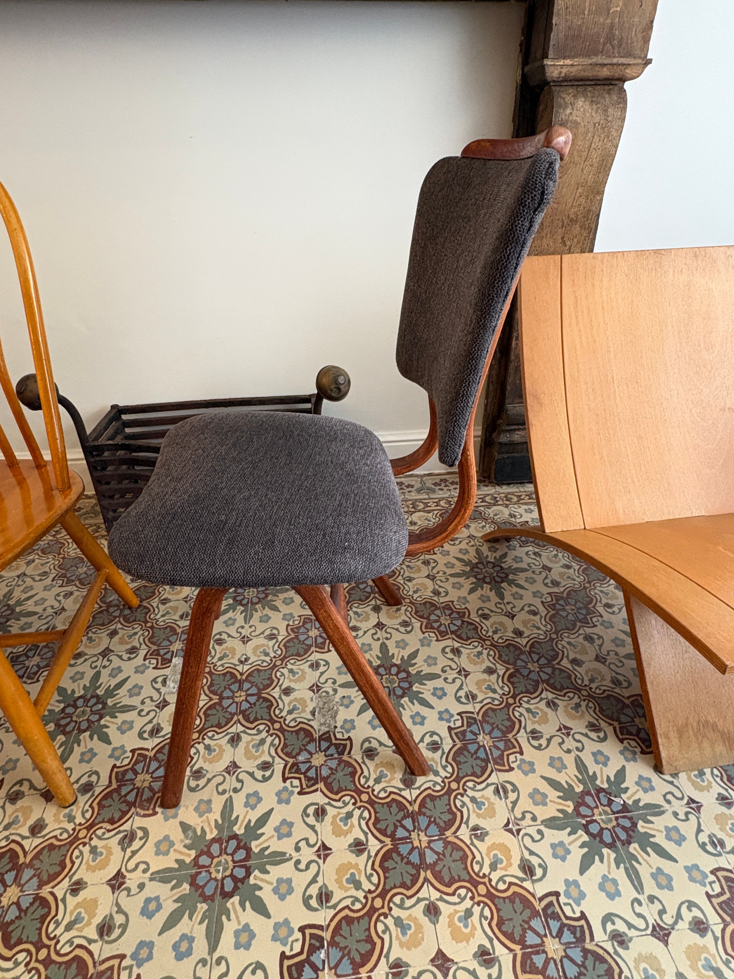 Hout/stof combinatie