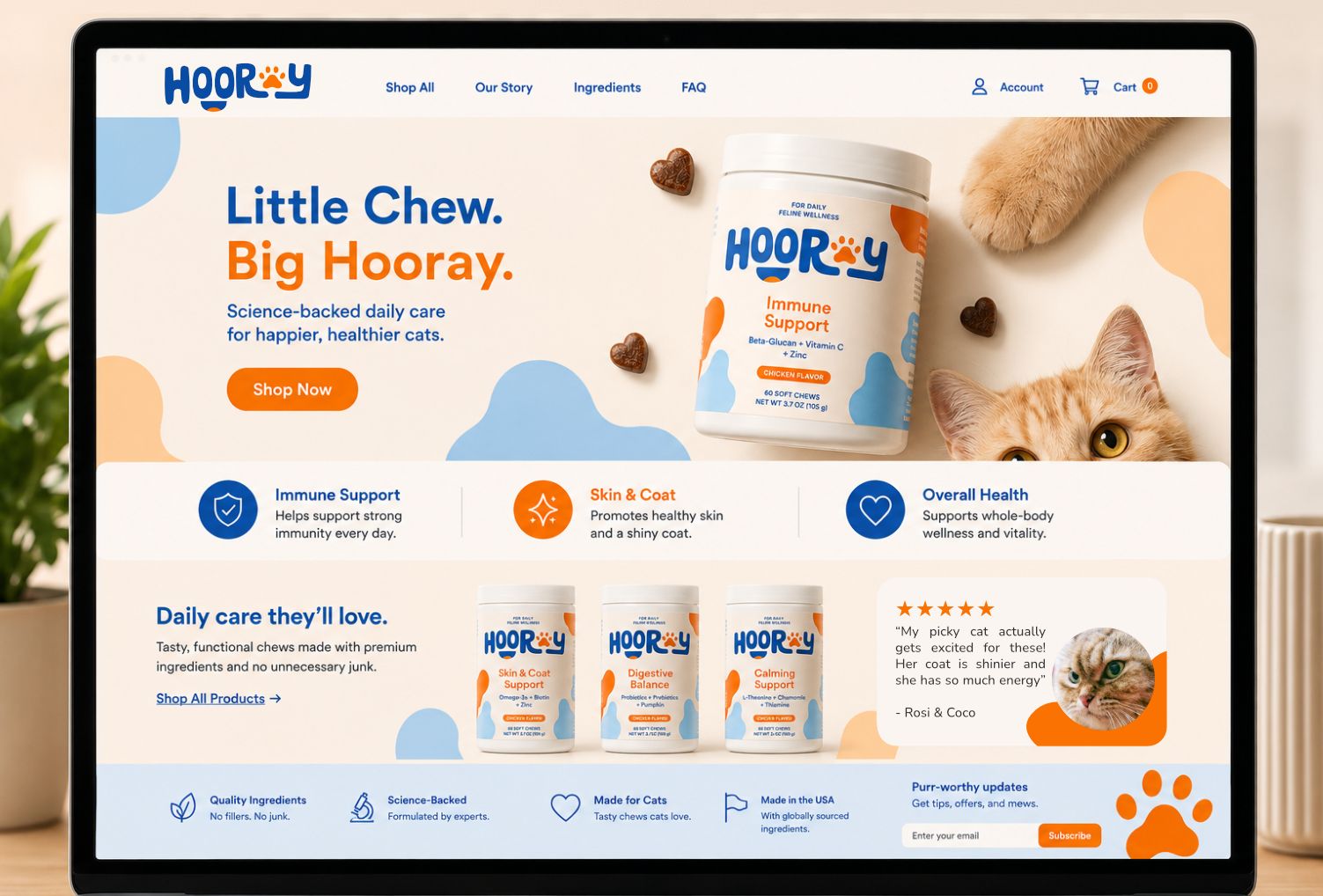 Hooray: Cat Health Supplement