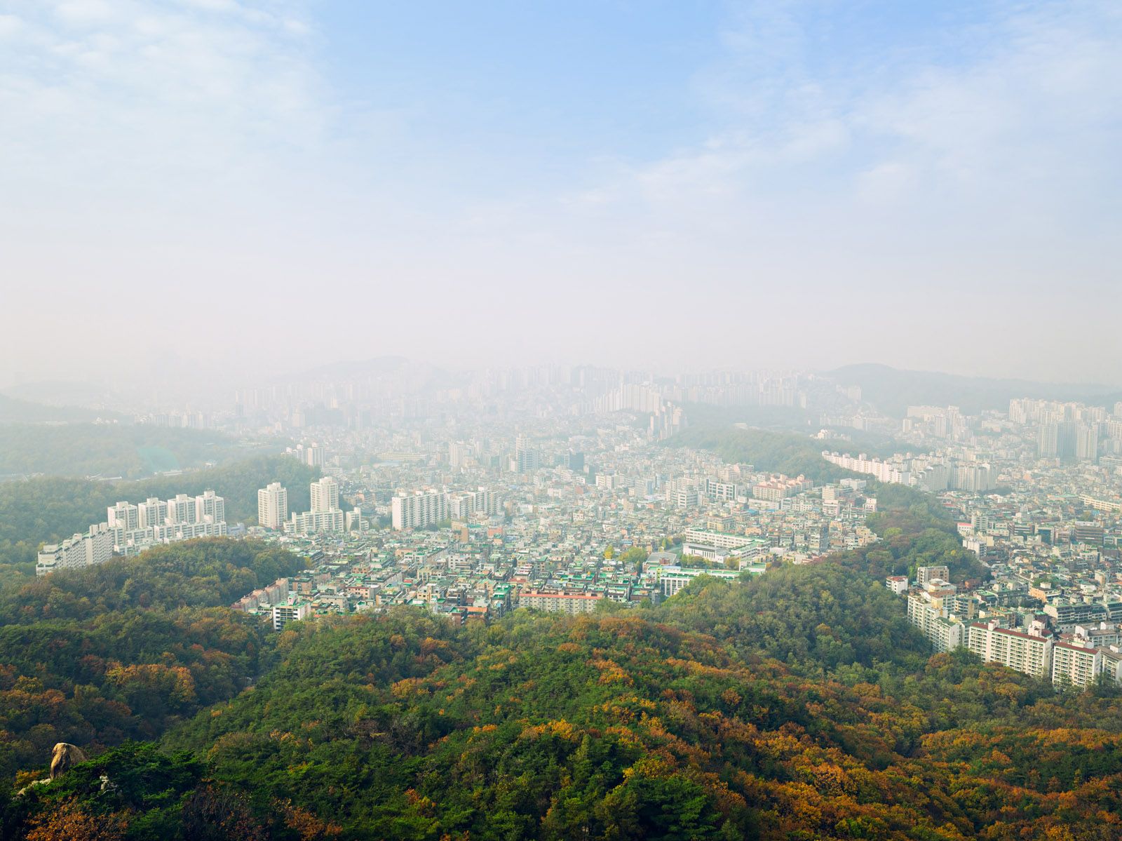 Urban Greenway in Seoul, South Korea 2014