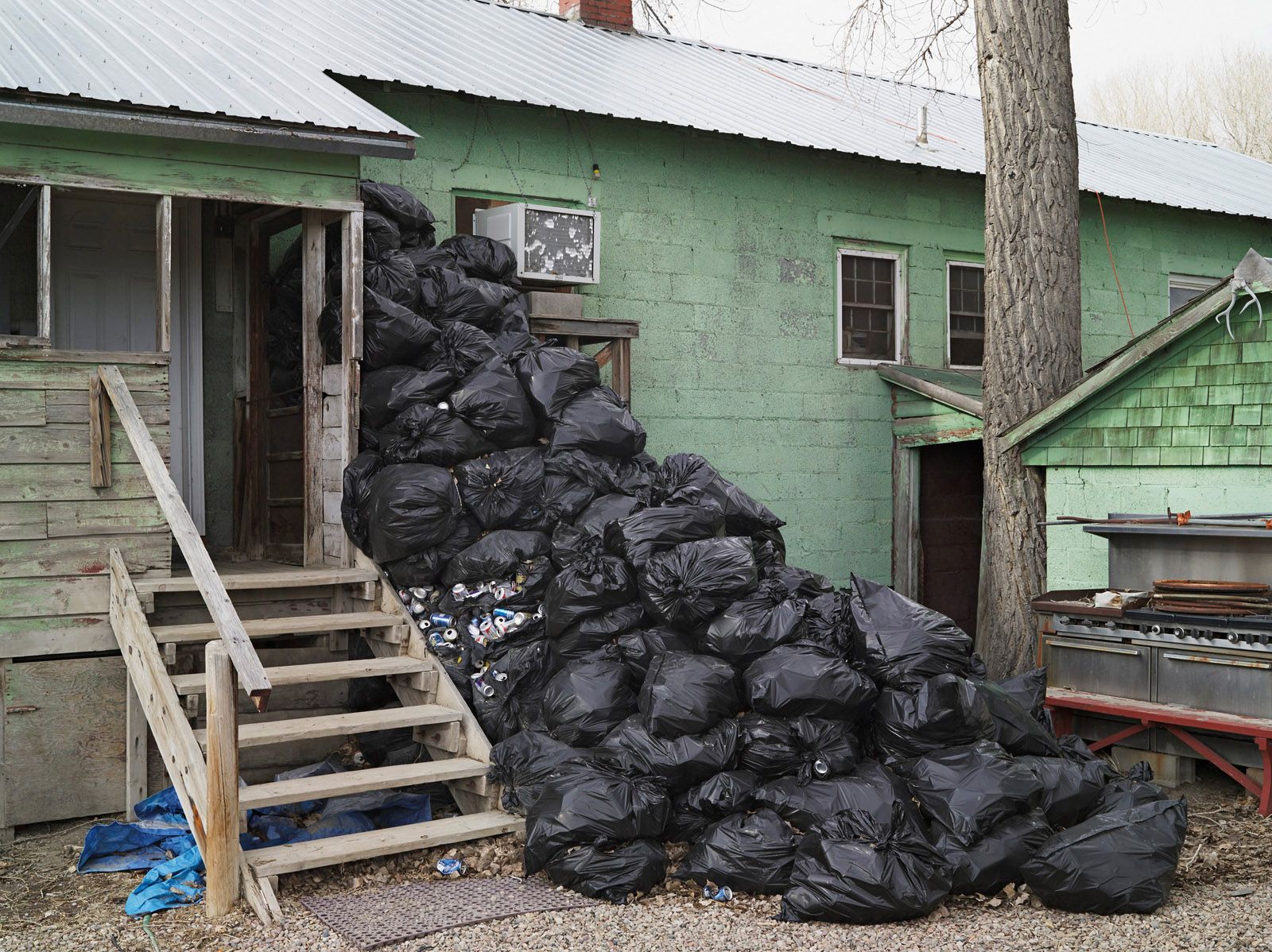 Recycling, Eden Saloon, Eden, Wyoming 2011