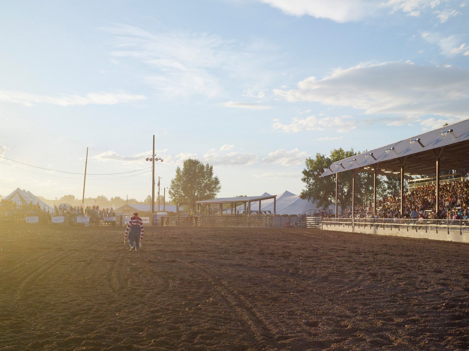 Rodeo Clown, Fremont County Fair, Riverton, Wyoming 2010