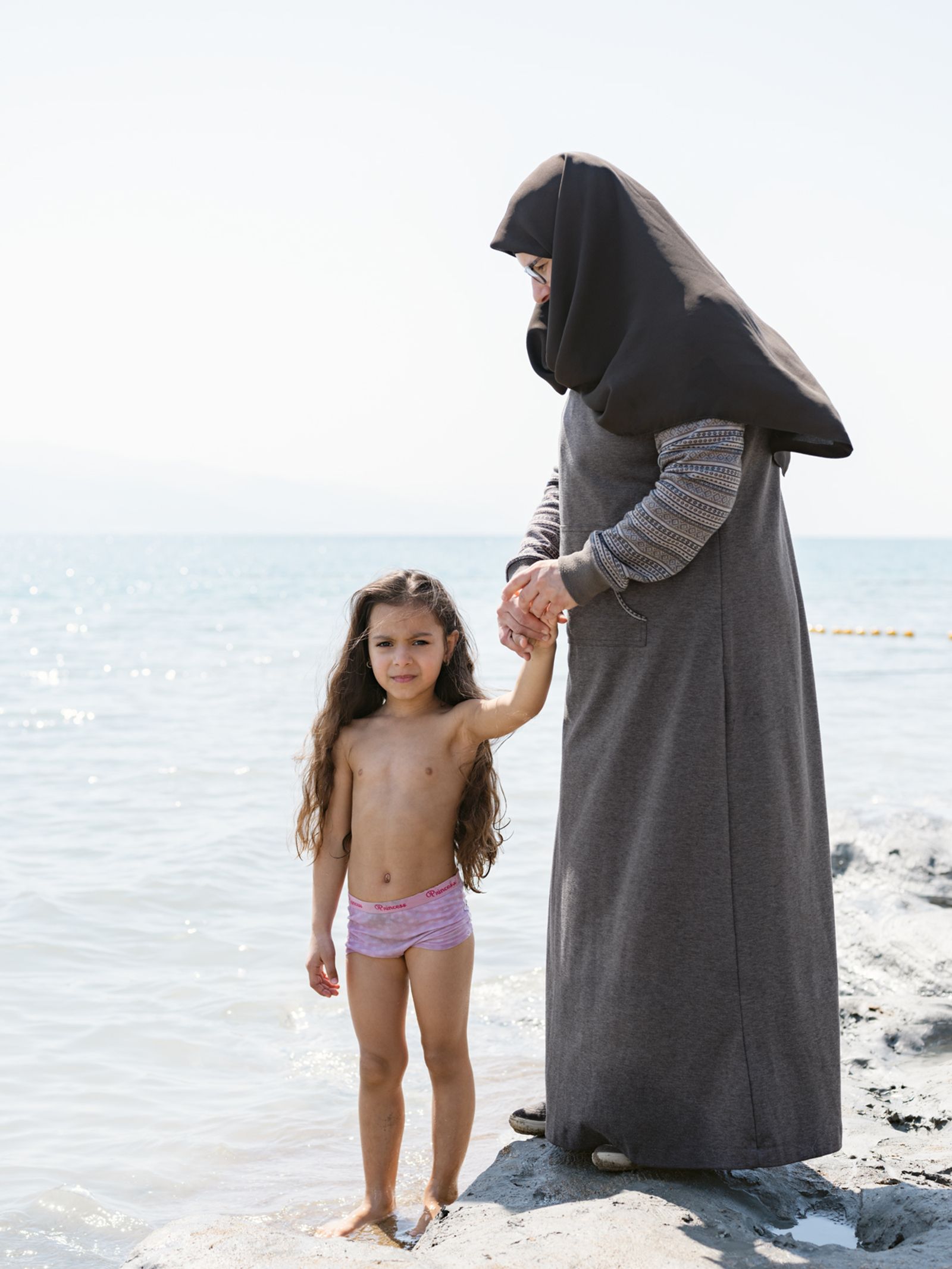 Souhila and Eliana at the Dead Sea, Palestine, 2022