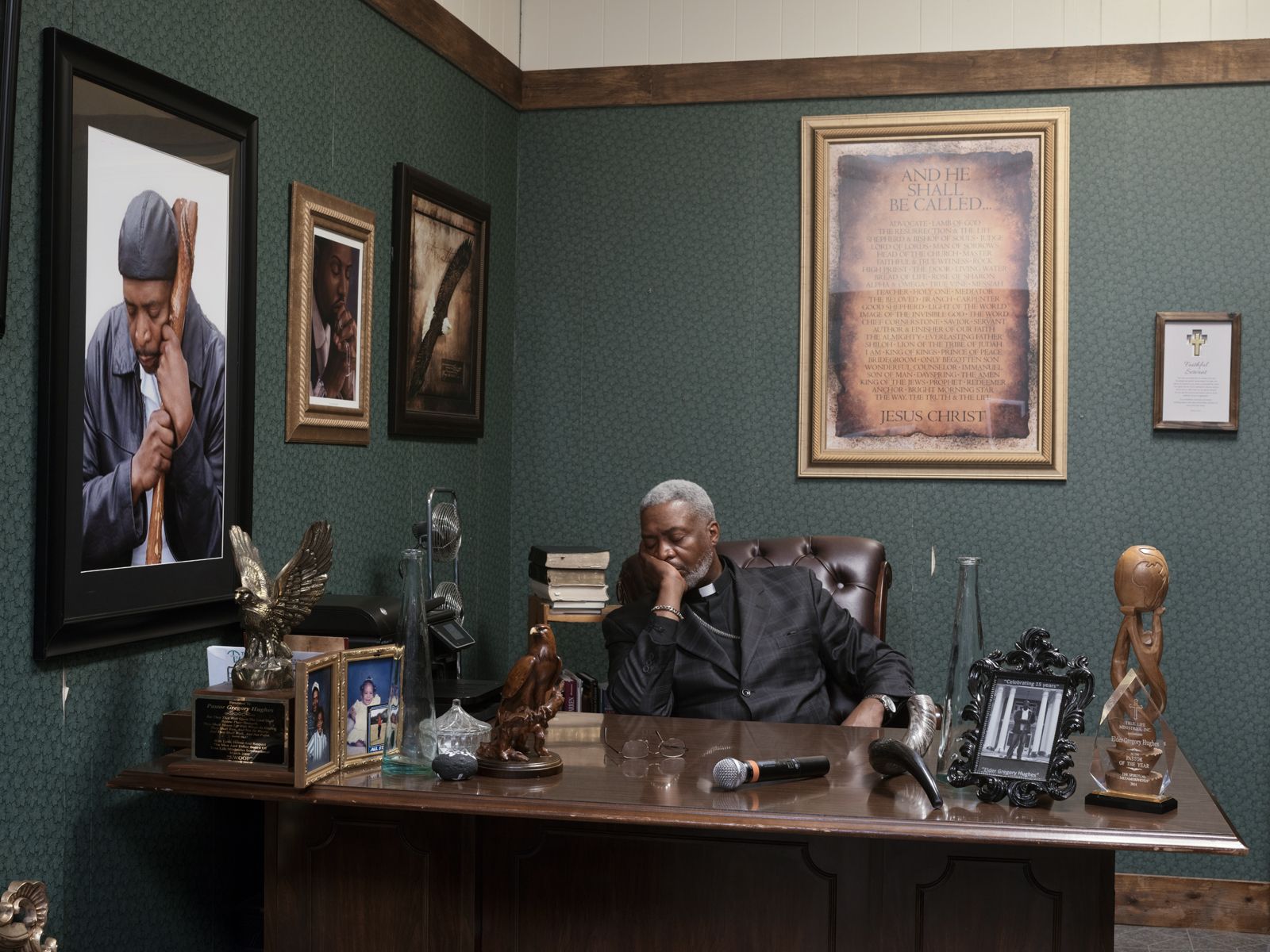 Pastor Gregory Hughes after a Sermon, Georgia 2019