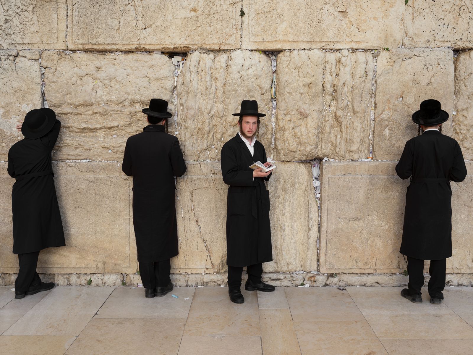 David at the Western Wall, Israel, 2022