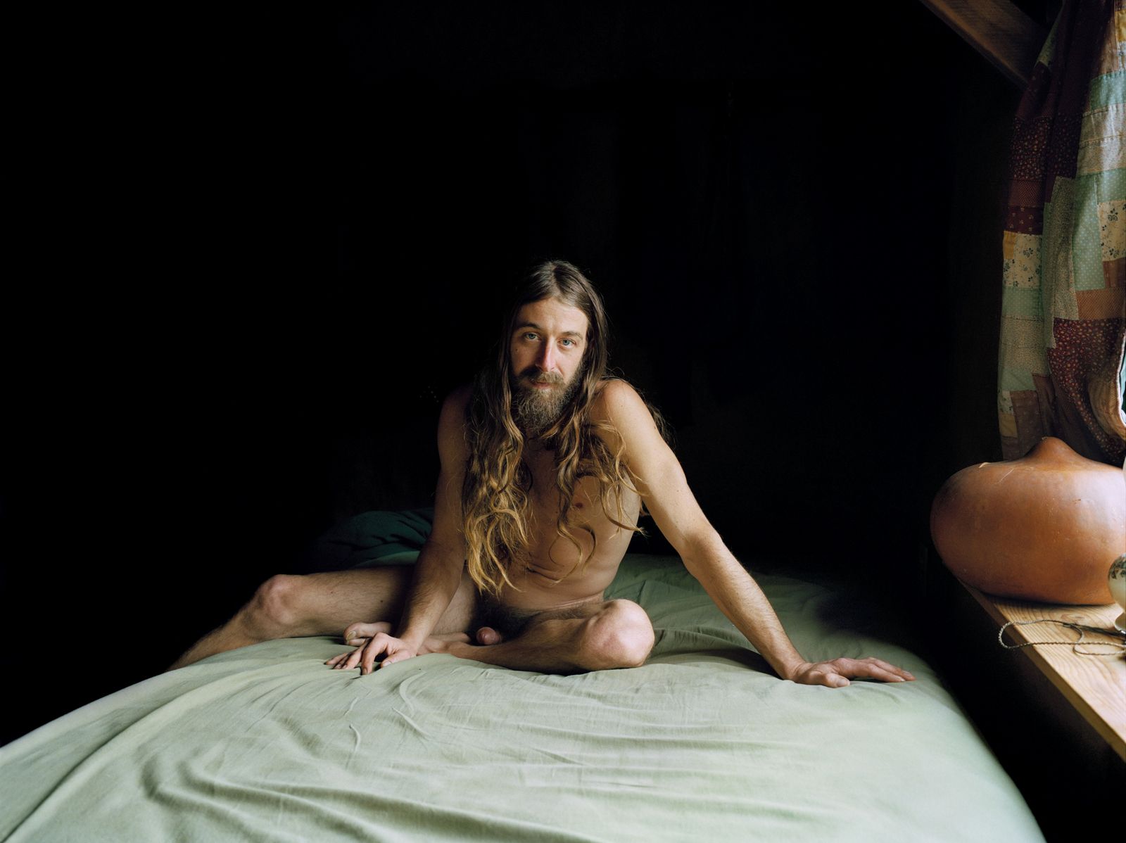 Alex with Gourd, North Carolina 2008