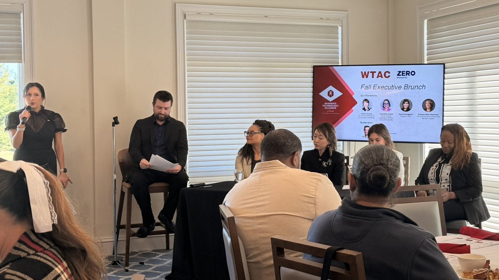 The Women's Technology Alliance panel in Charlotte