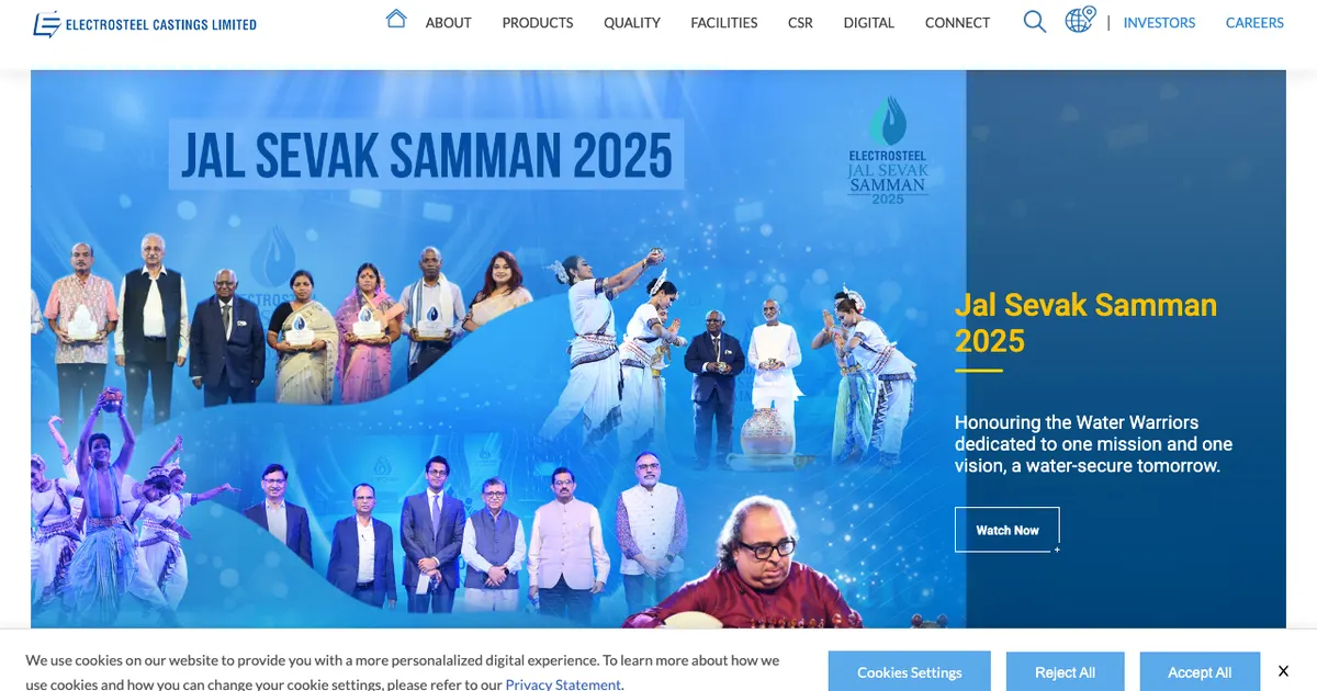 Website Design for Casting & Foundry Companies