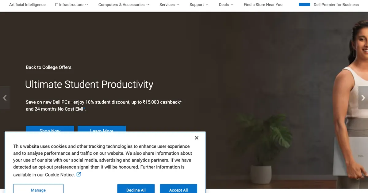 Top Website Design for Electronics Manufacturers website