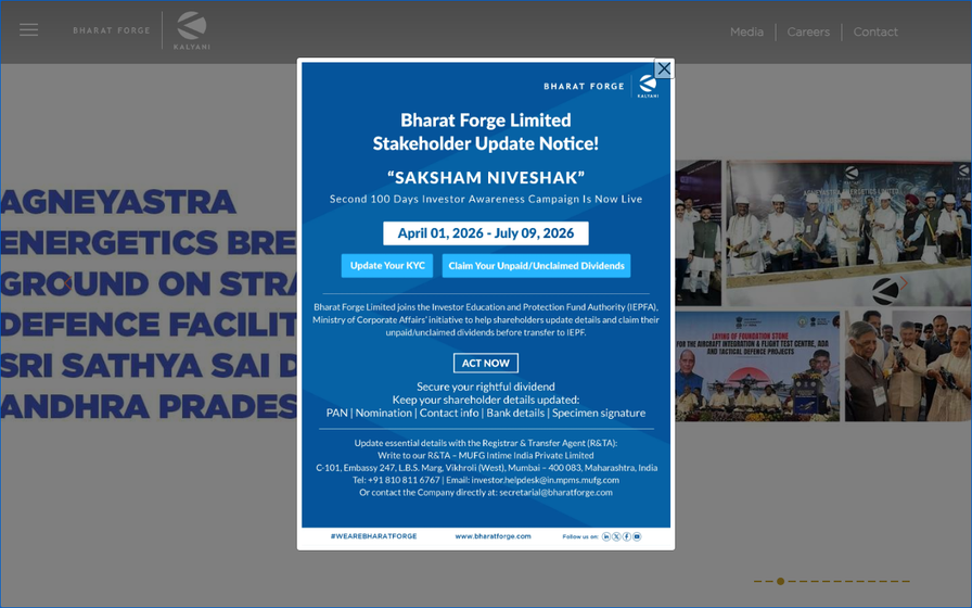 Capability pages with spec tables and certification wall — what leading machinery OEMs ship