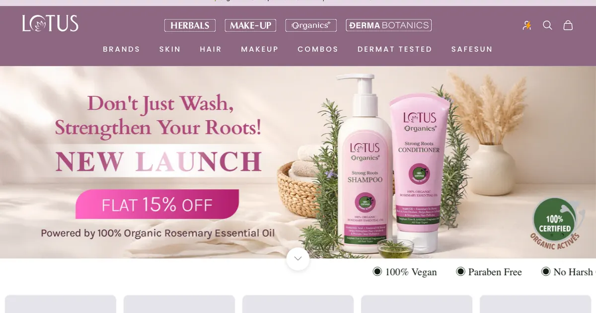 Website Design for Beauty Product Manufacturers