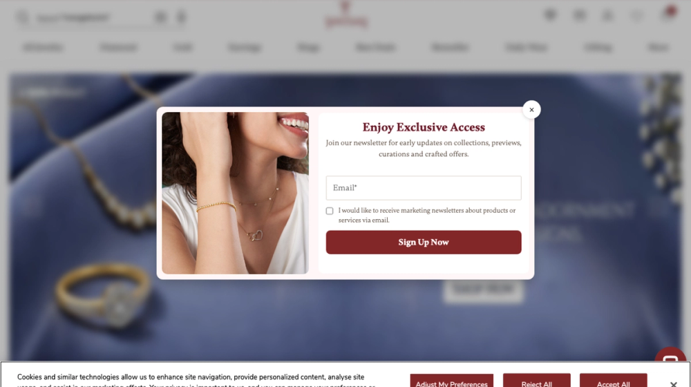 Product gallery with certification badges — what leading jewelry sites include