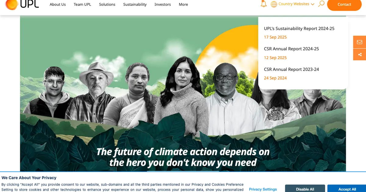 Website Design for Pesticide & Agrochemical Manufacturers