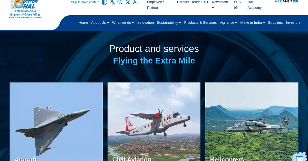 Website Design for Aerospace & Defense