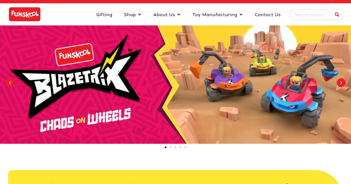 Website Design for Toy Manufacturers