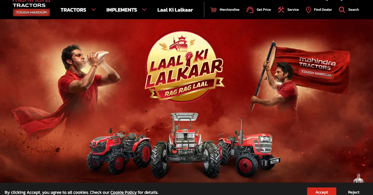 Website Design for Agricultural Machinery Manufacturers