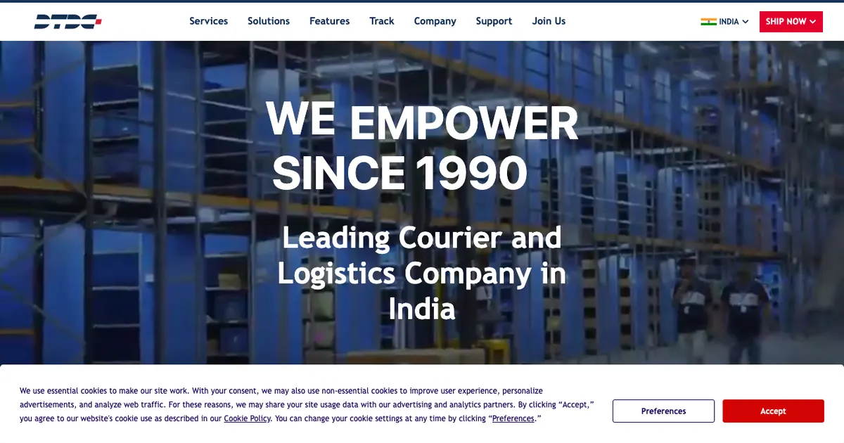 Website Design for Courier & Delivery Companies