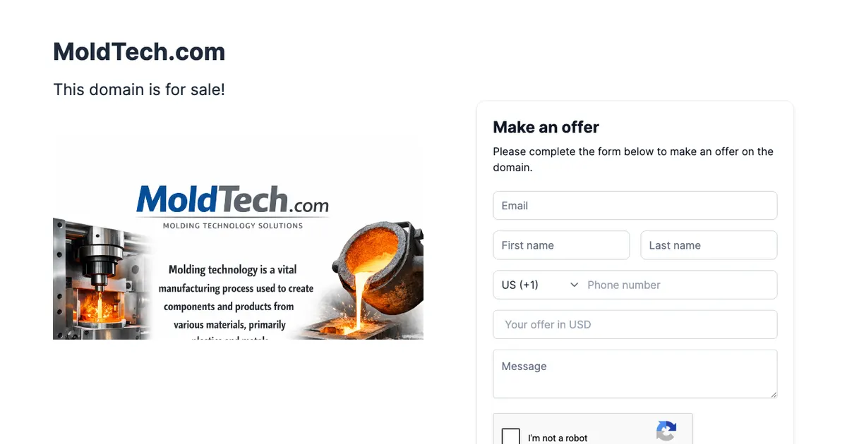 Website Design for Mold & Die Manufacturers