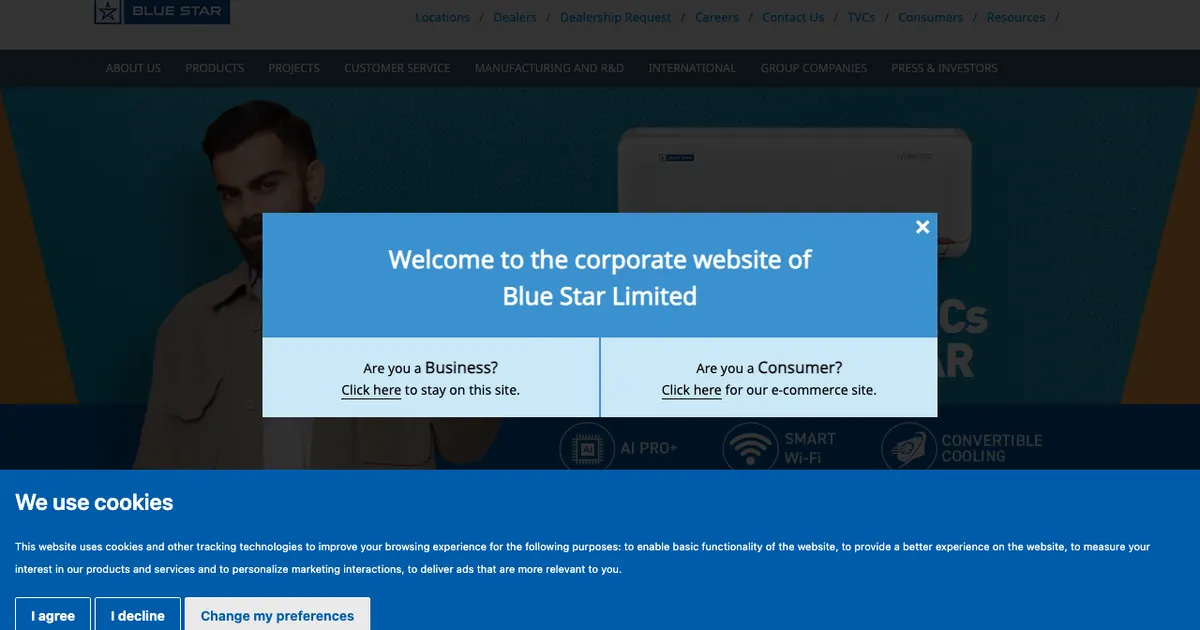 Website Design for Refrigeration & Cold Chain