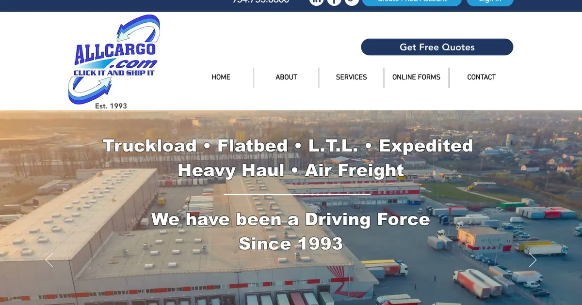 Website Design for Warehousing Companies