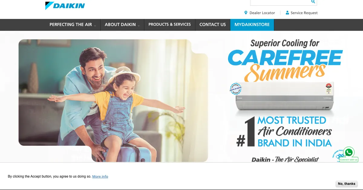 Website Design for HVAC Manufacturers