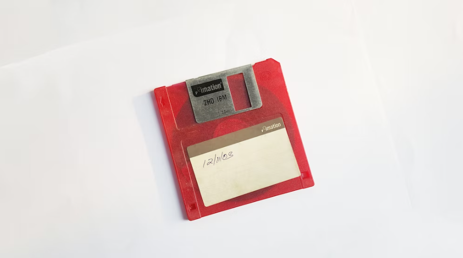 An old diskette.