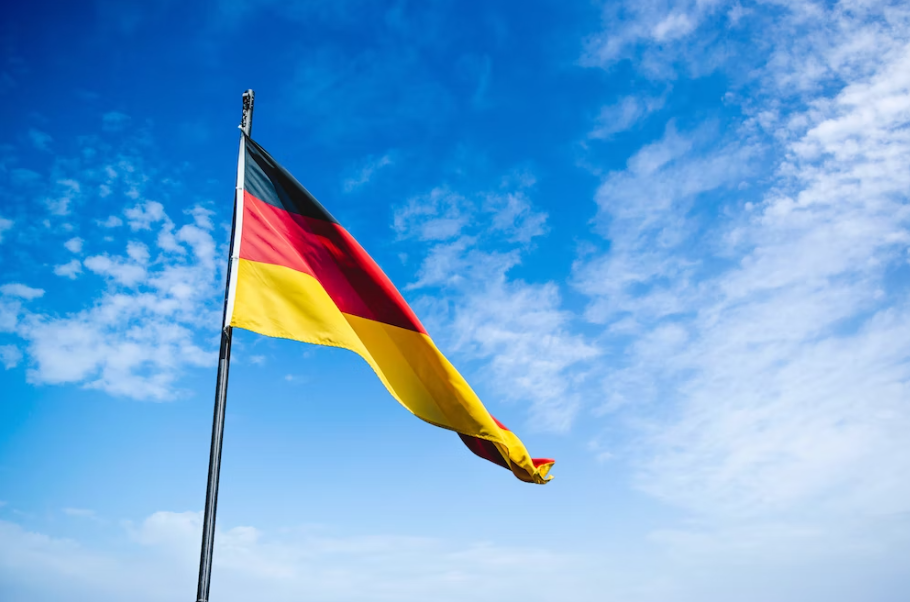 A German flag.