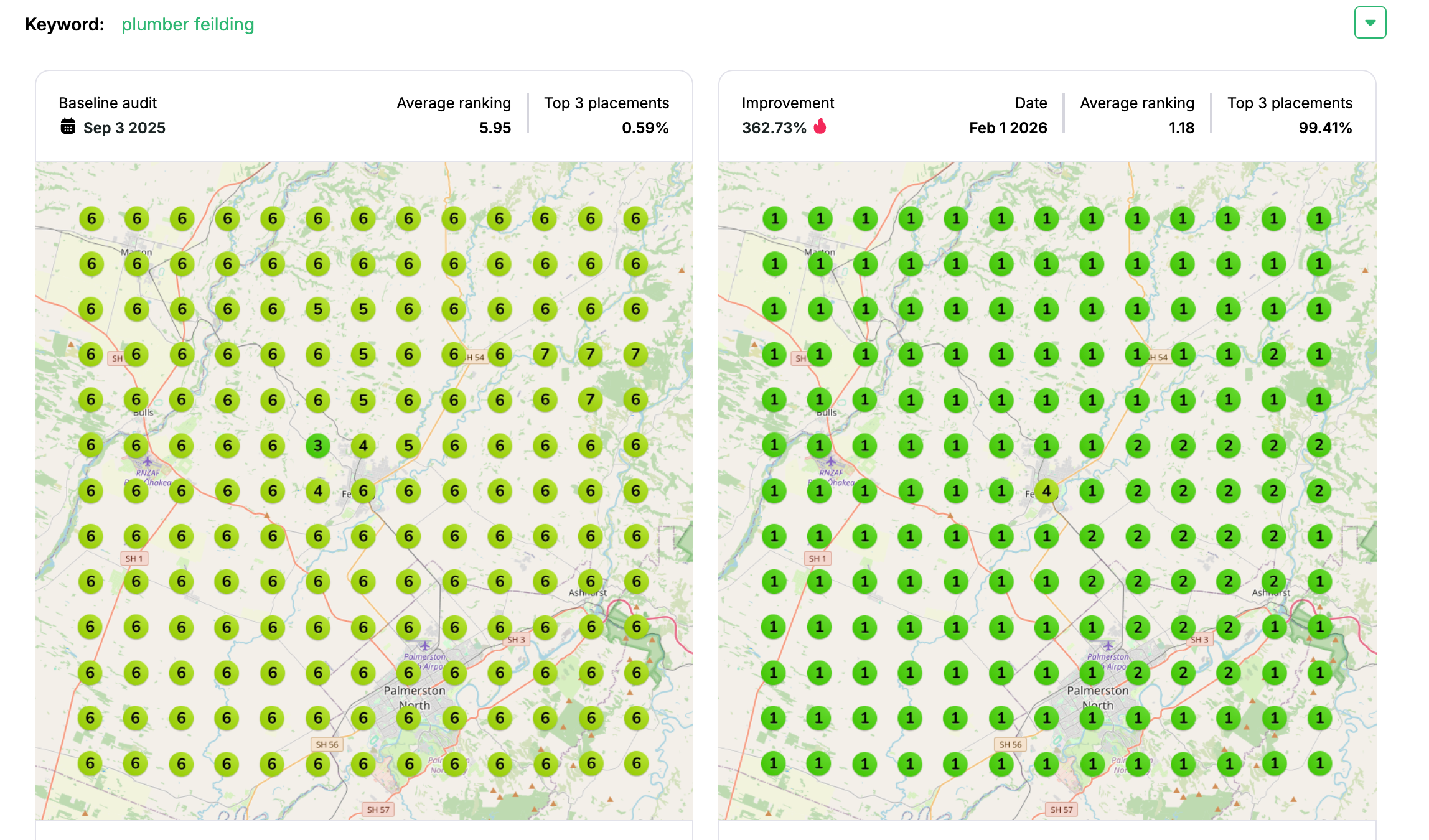 HD Plumbing & Gas map visibility improvement for the