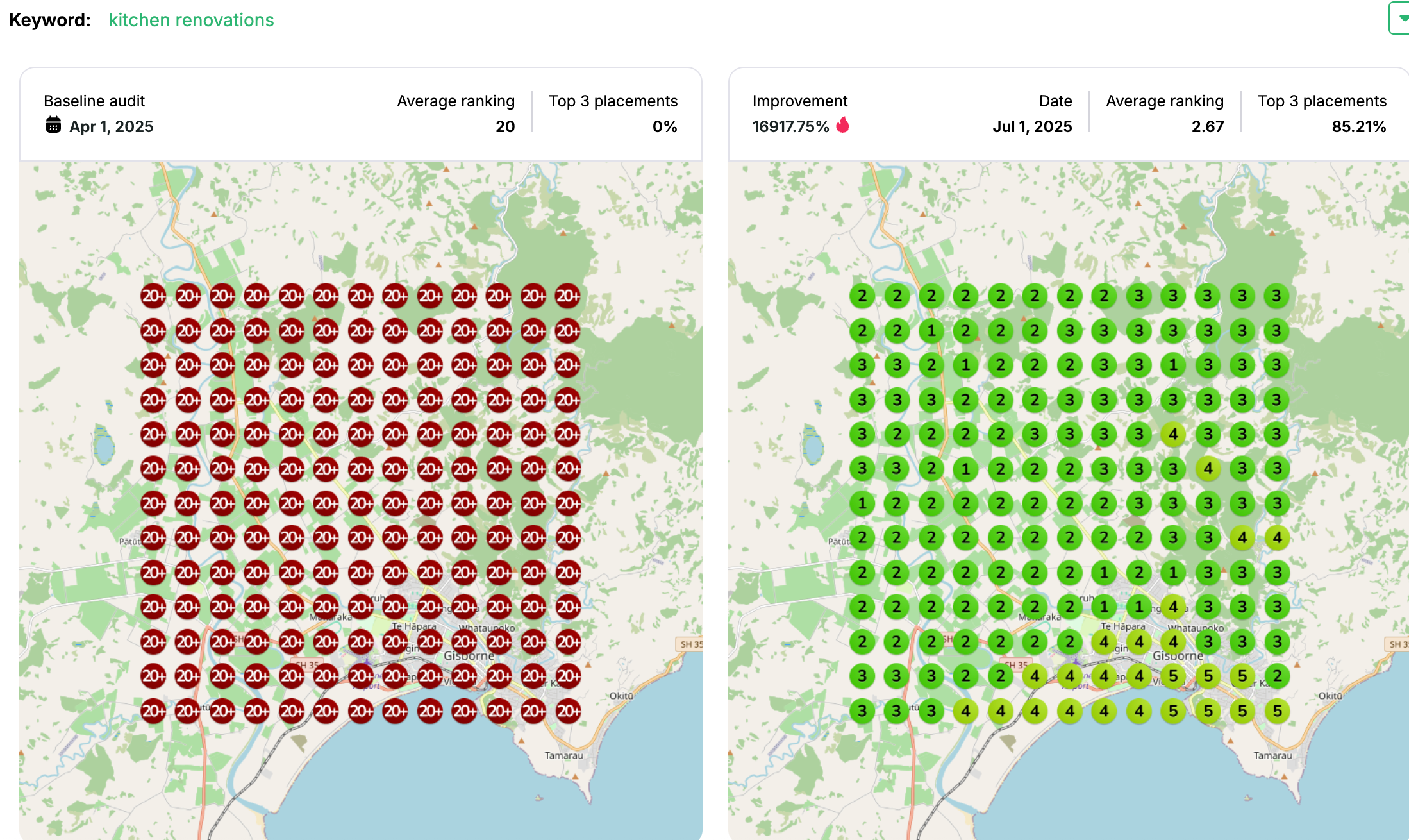 Flow Joinery visibility across Gisborne
