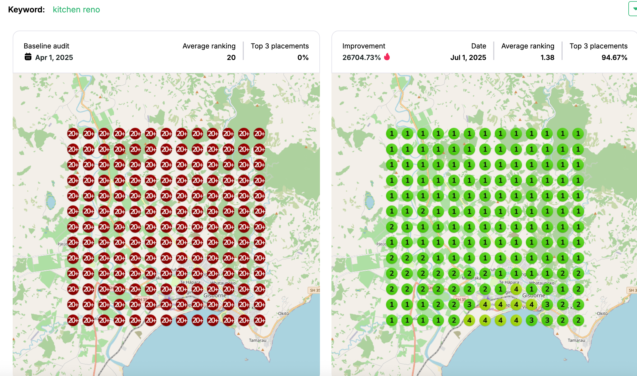 Flow Joinery local SEO results