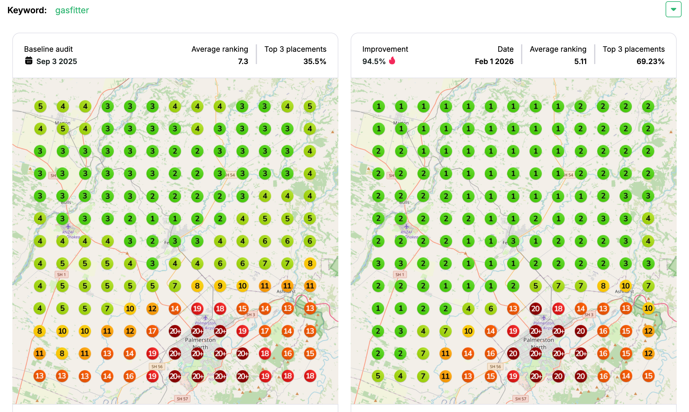 HD Plumbing & Gas map visibility improvement across the outer grid
