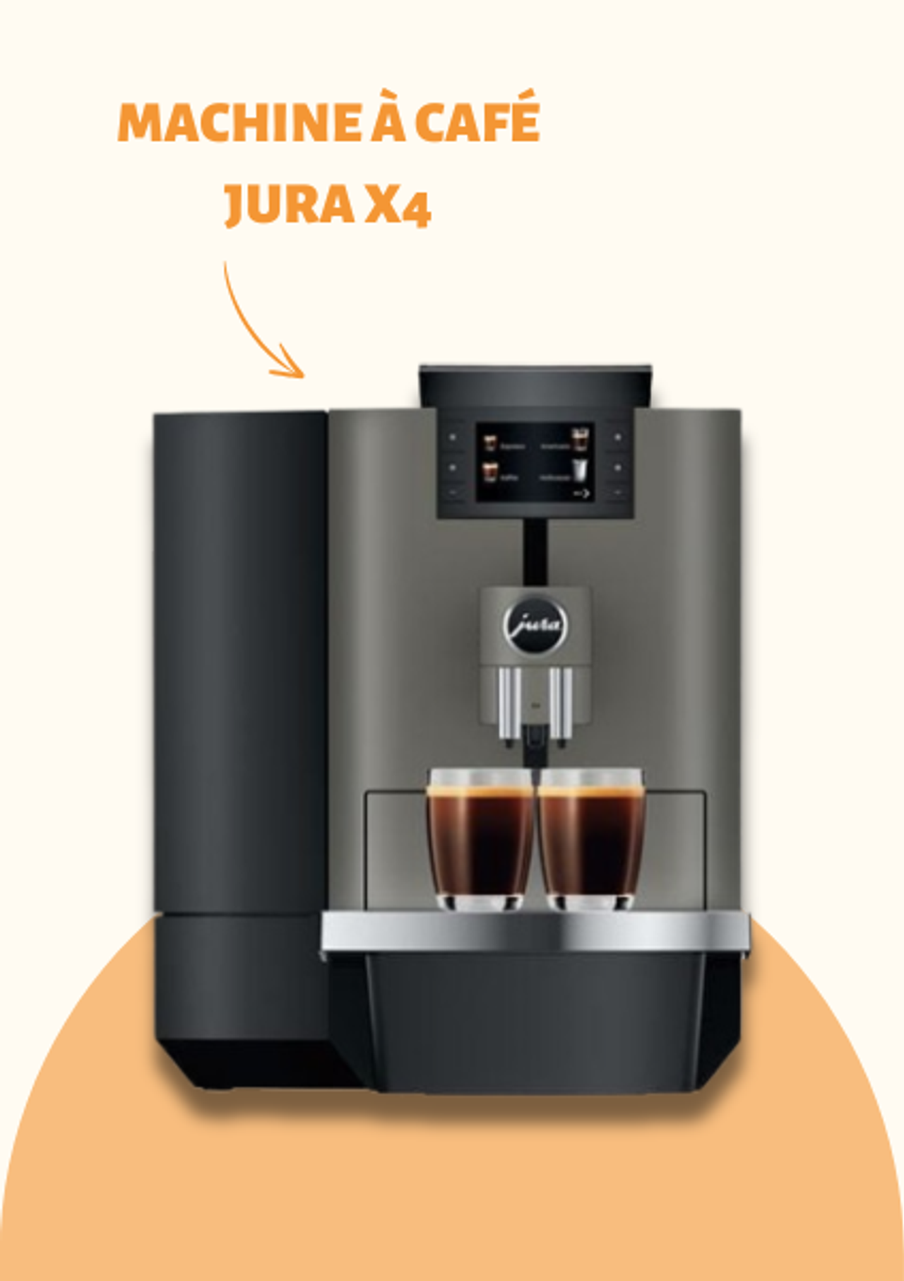 La machine à café Jura x4