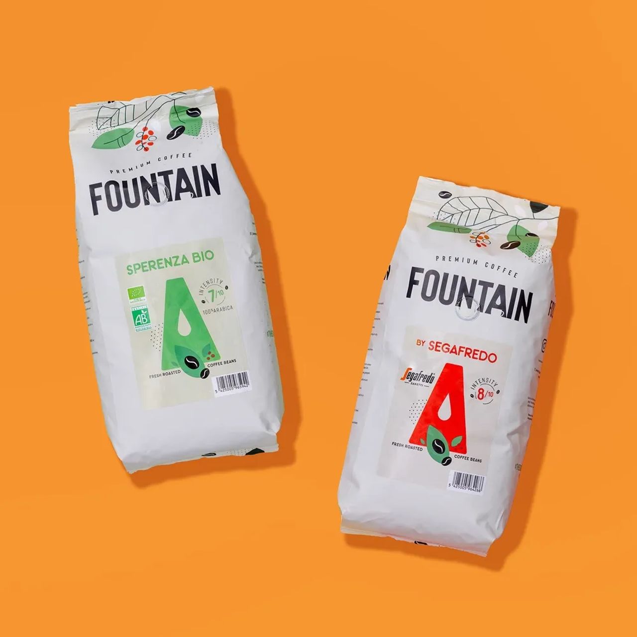 sachets cafés en grains Fountain