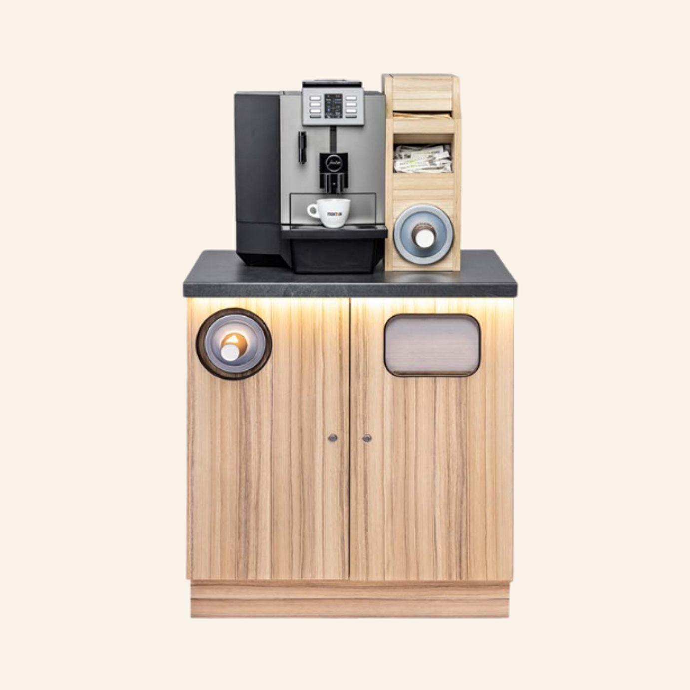 Een medium koffiehoek