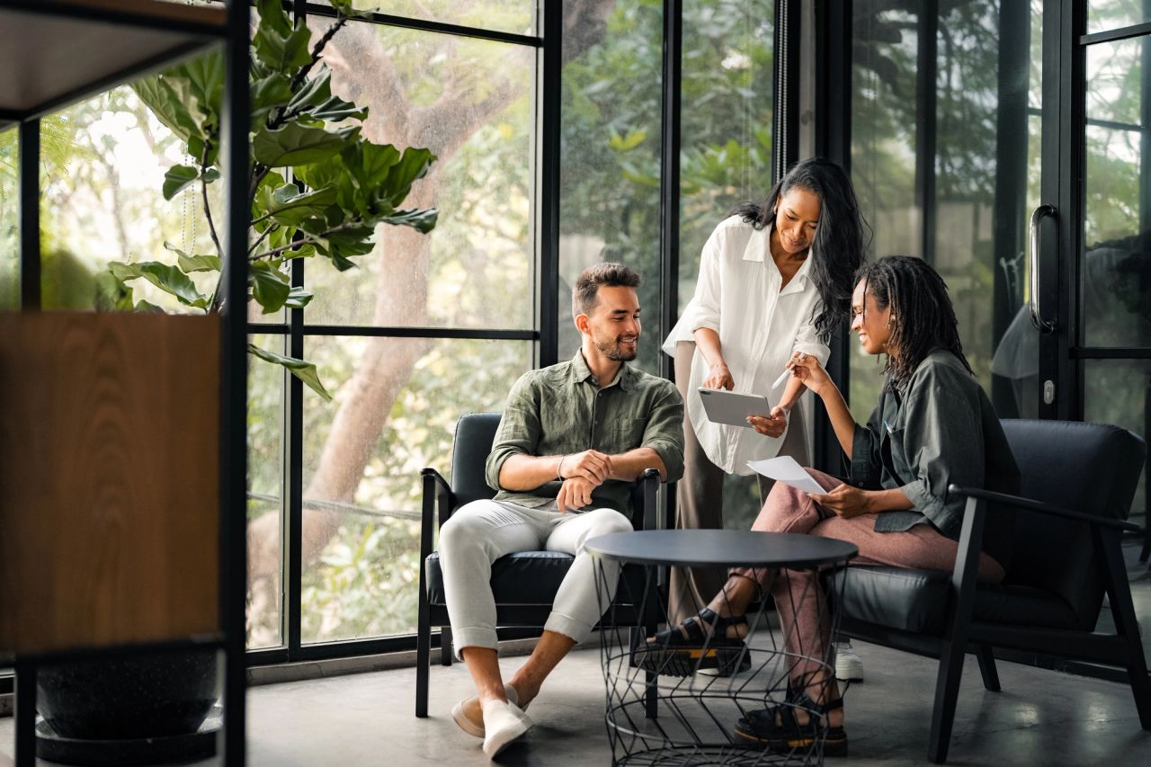 Pause café au bureau