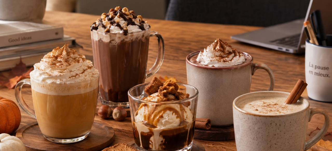 5 boissons d’automne gourmandes à préparer au bureau