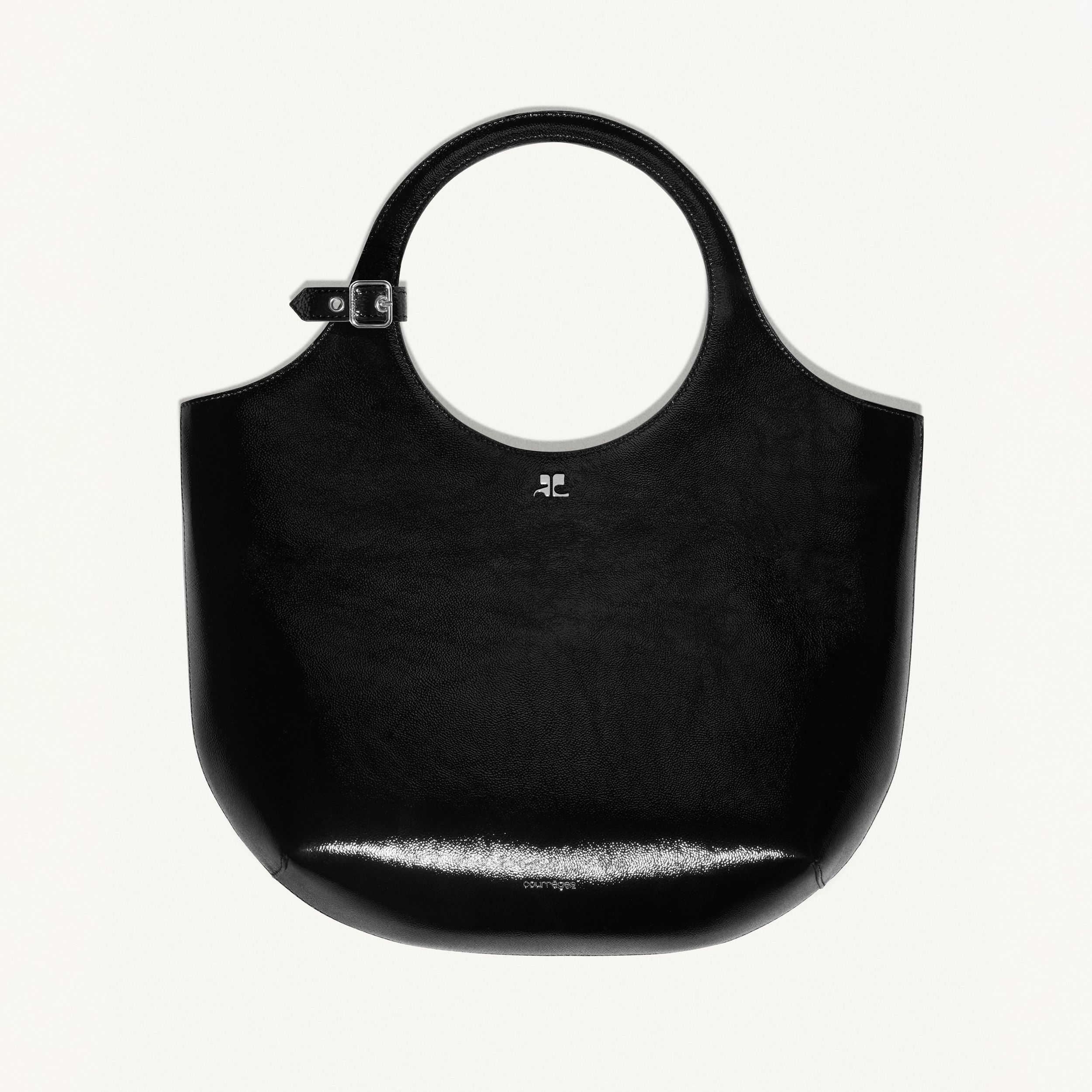 LARGE HOLY CROCO STAMPED BAG - courrèges