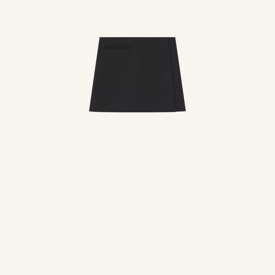 Elegant black skirt from Courrèges, ideal for modern fashion statements on an eCommerce platform.