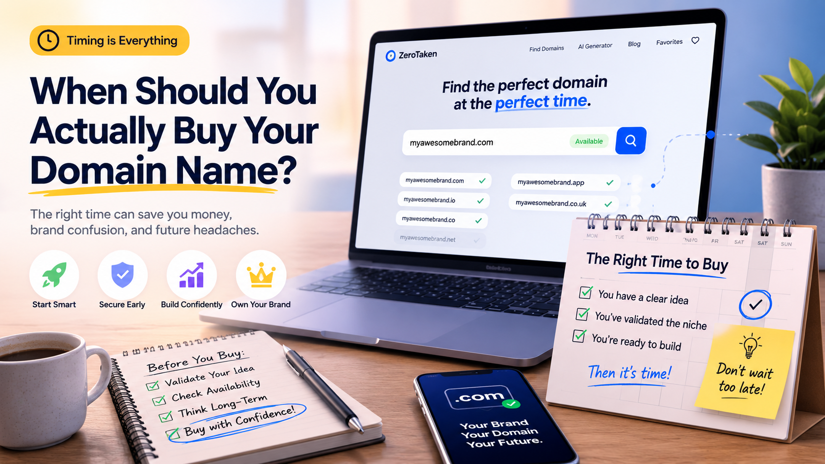 When Should You Actually Buy Your Domain Name?