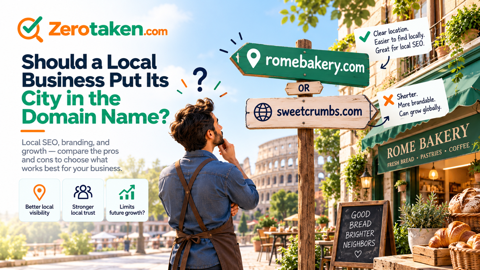 Should a Local Business Put Its City in the Domain Name?